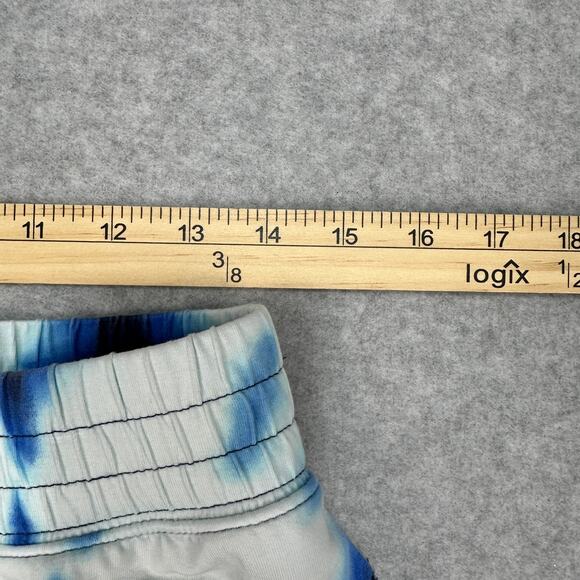 FP Movement Hot Shot Crossover Harem Pants SZ M Blue White Tie Dye Elastic Waist - Picture 7 of 11
